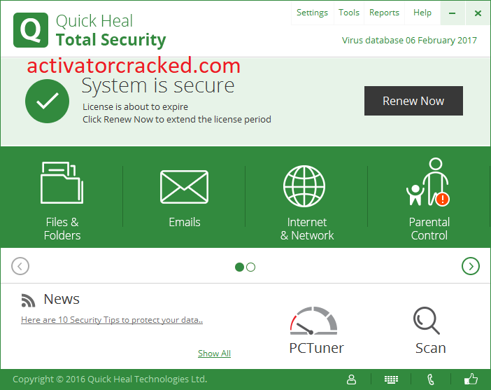 Quick Heal Total Security 22.00 Crack + Activation Key Free Download 2020