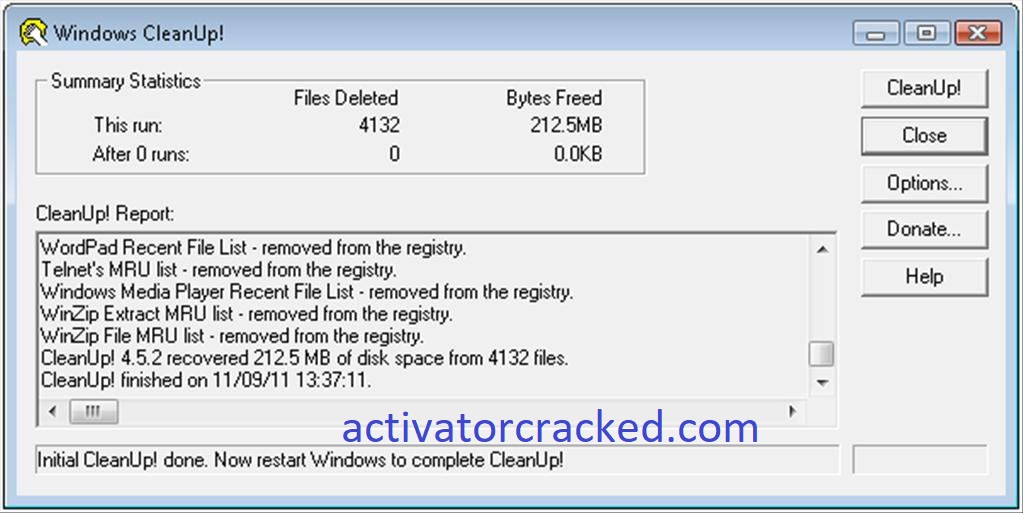 Cleanup 21.9.2994 Crack + Activation Key Free Download 2022