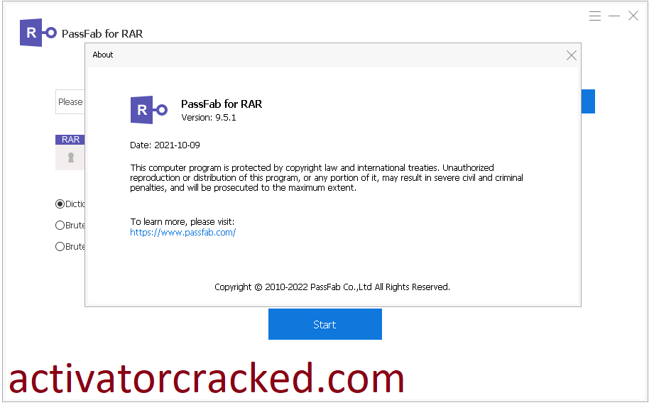 PassFab For RAR 9.5.0.5 & Crack 2022 Product key [Latest]